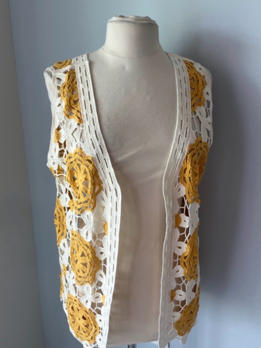 Rachel Zoe Crocheted Vest